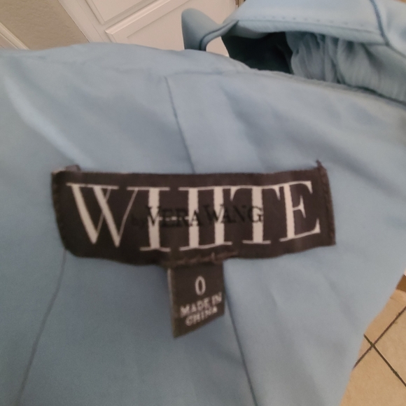 Blue bridesmaid Dress Size 0 - Picture 2 of 4